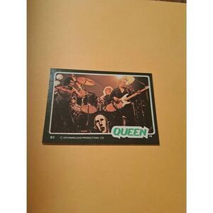 Vintage 1979 Raincloud Productions Queen Trading Card #51 Rock Band Memorabilia